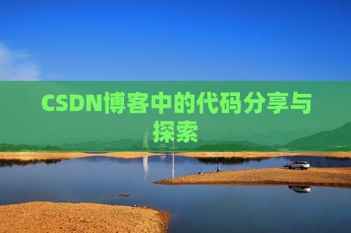 CSDN博客中的代码分享与探索